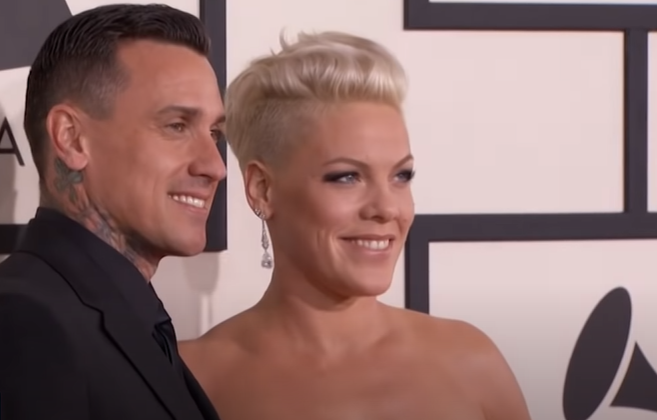Pink and Carey Hart
