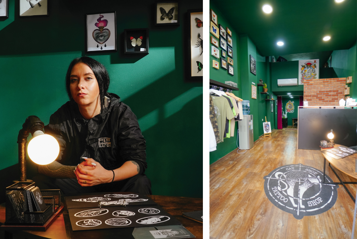 Cat Shot Tattoo Shop