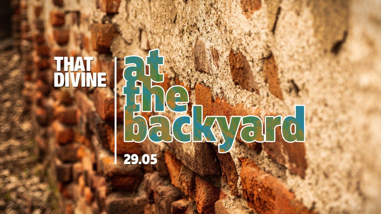 That Divine at the backyard
