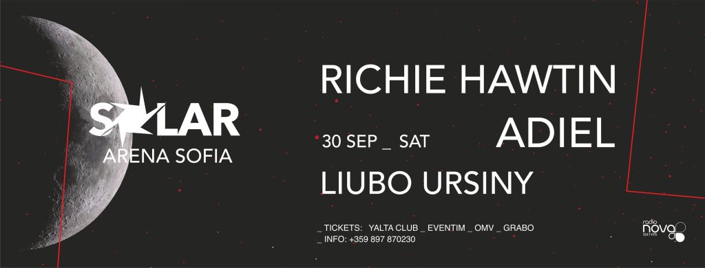 Richie Hawtin x SOLAR SOFIA 2023