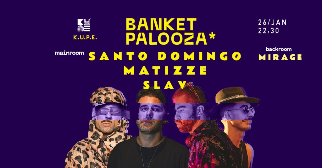 БАНКЕТ в К.У.П.Е. с Matizze, Santo Domingo, Slav и Mirage