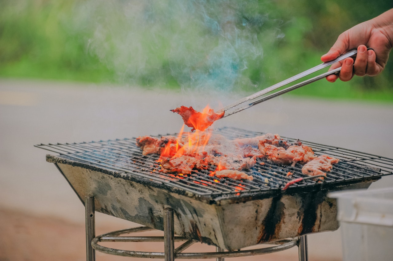 grill in nature