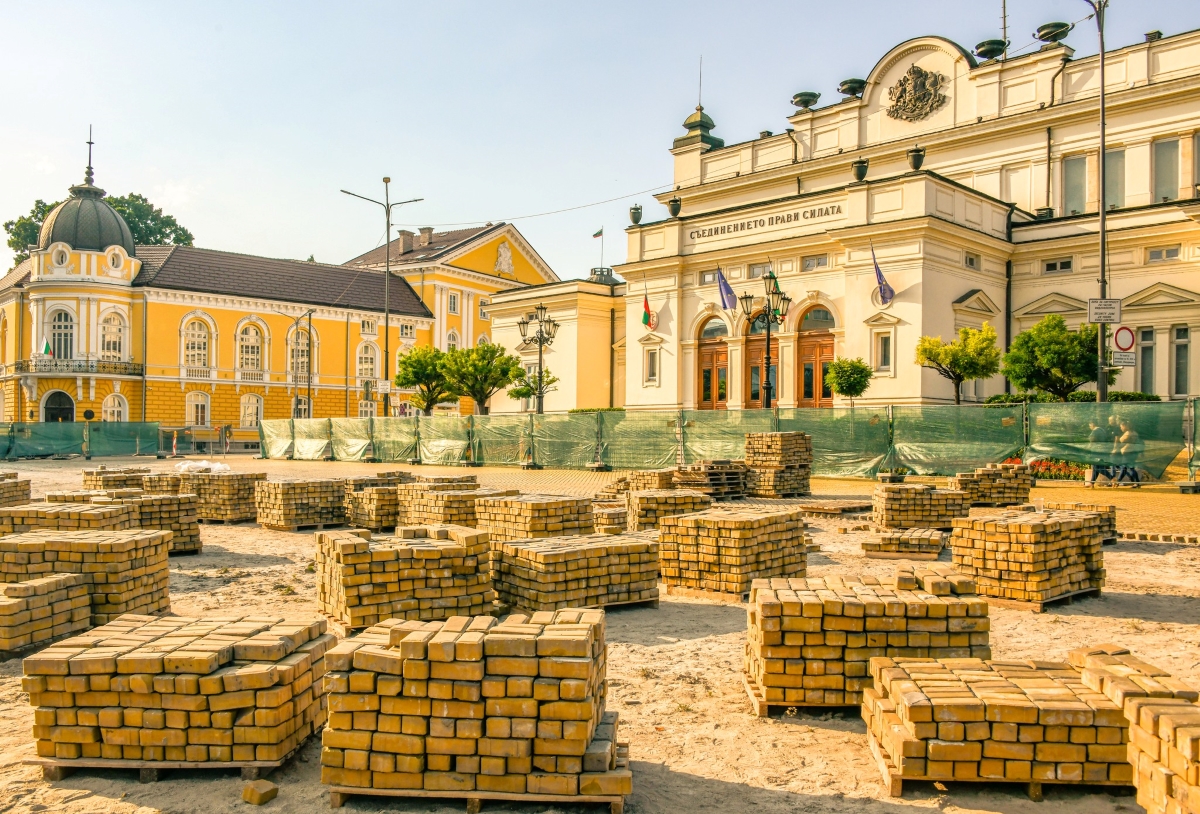 Жълтите павета ремонт на ремонта